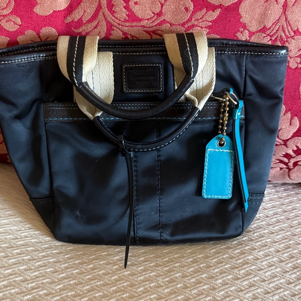 Coach Black and Tan Women's Bag